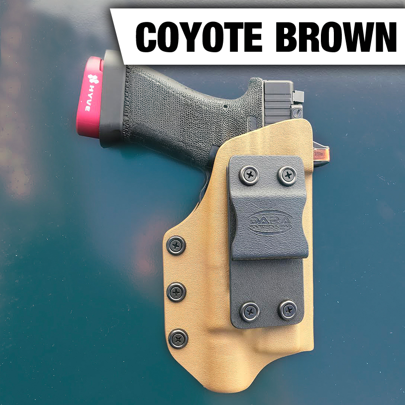 Kydex Customs Mid Ride Mount Combo (Coyote Brown) - Zero One