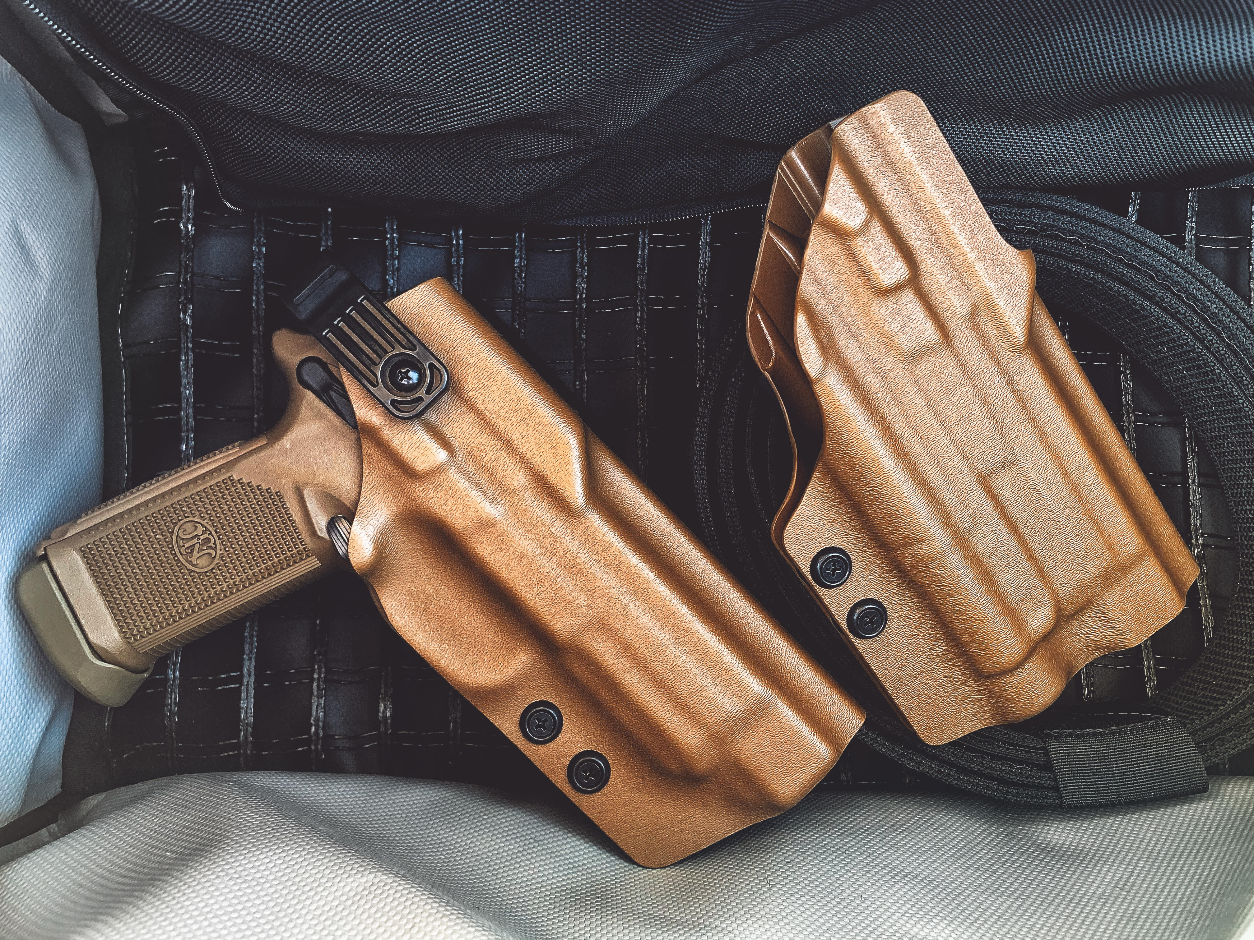 Holster Options for the FNX-45 Tactical Pistol.