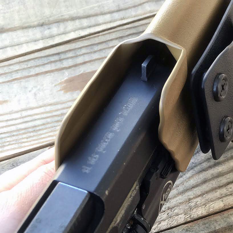 Tuckable IWB Holster Suppressor Height Sights