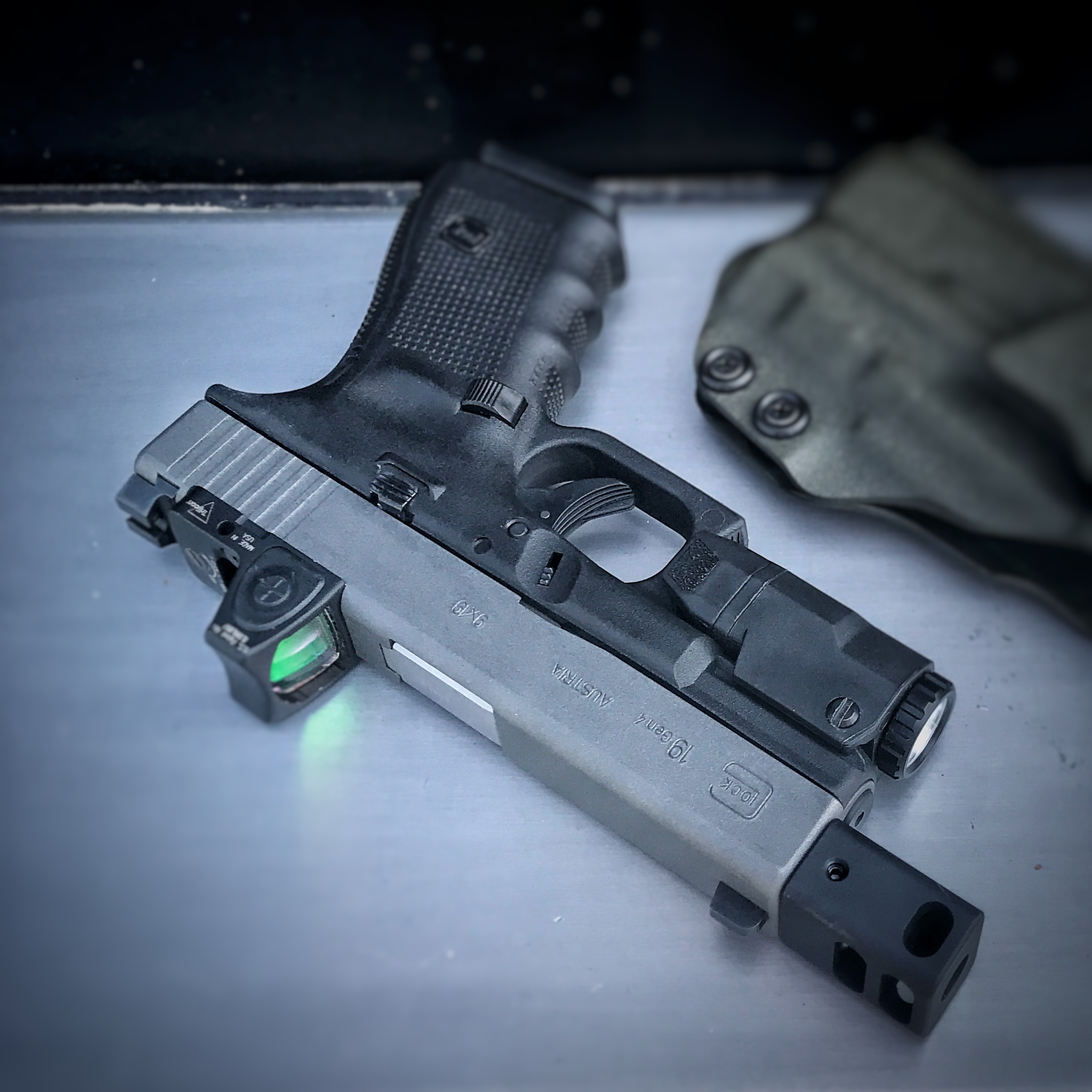 Glock 19 With Compensator