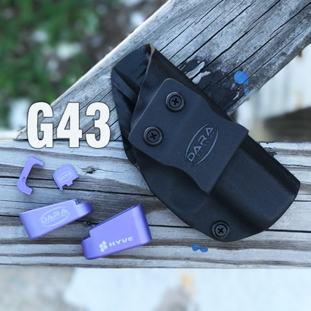 Glock 43 Hyve Mag Extension LILAC