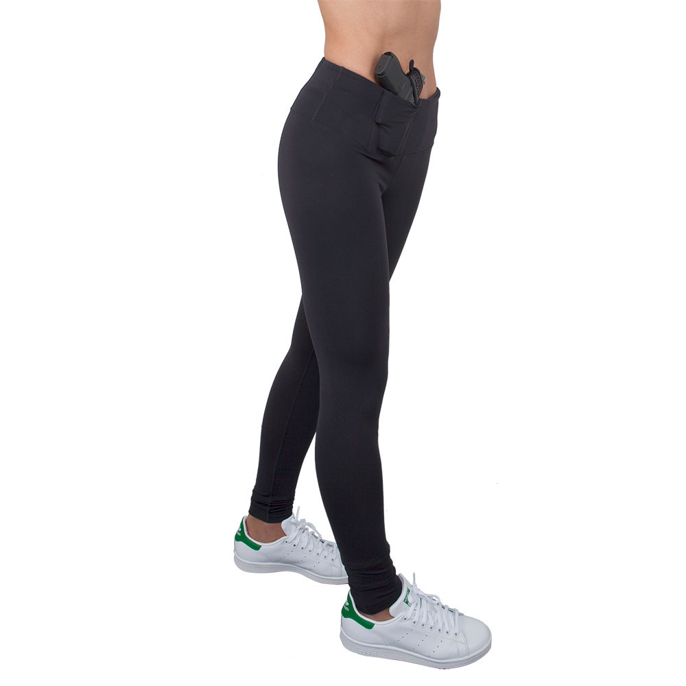 Womens Concealed Carry Original Leggings Crop Length  Concealment  leggings, Concealed carry, Concealed carry women