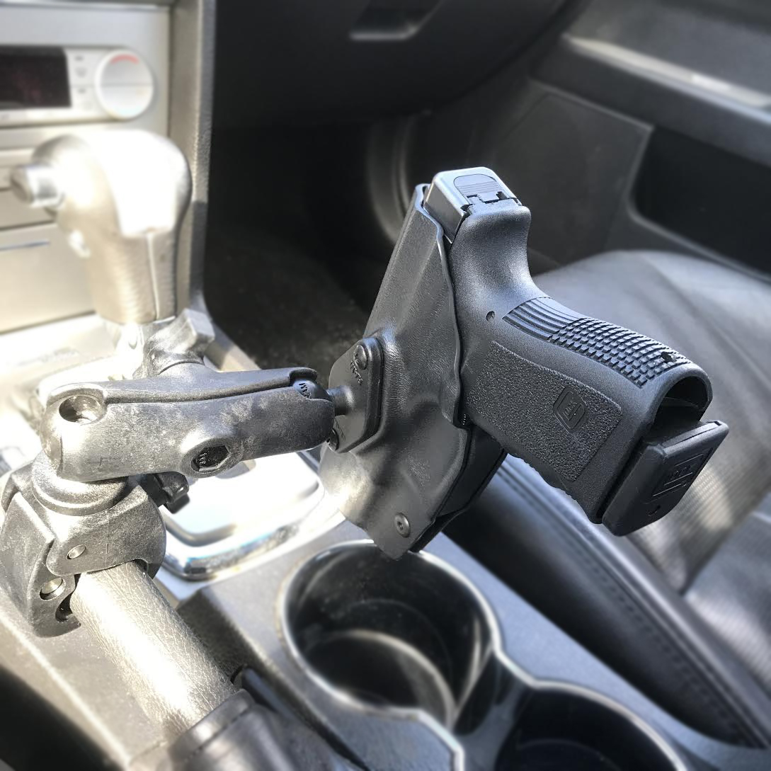 Mount Holster for Gun in Vehicle
