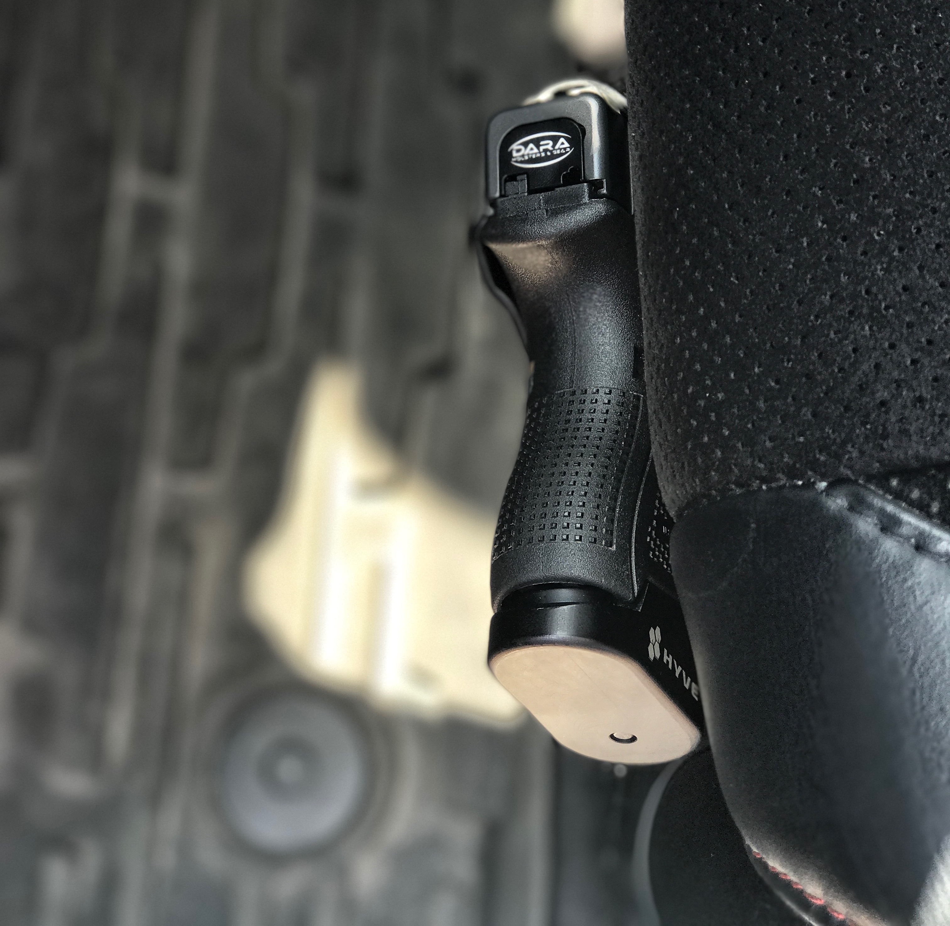 Glock 26 Mounted Vehicle Holster